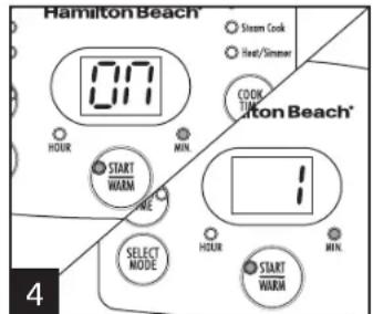 HAMILTON BEACH Digital Simplicity 37548 - Cuisson des céréales chaudes - 4