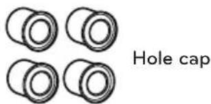 LG FH069FD4F - Installing Hole cap - 1