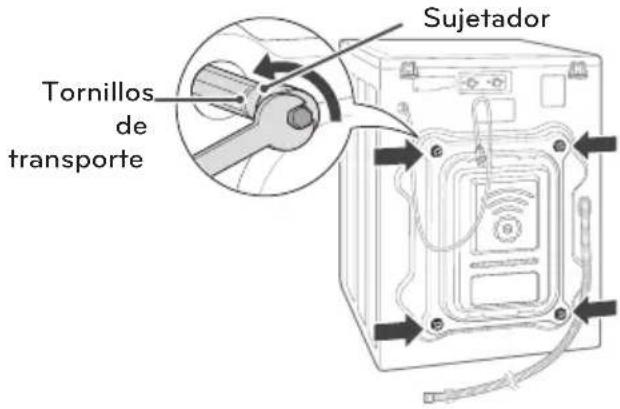 LG FH069FD4F - Desempaque y retiro de los tornillos de transporte - 2