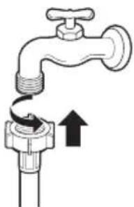 LG FH069FD4F - Connecting the water lines - 2