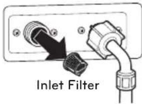 LG FH069FD4F - Cleaning the water inlet filters - 2
