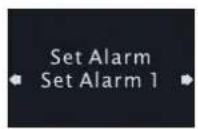 Soundmaster UR2195 - Setup the alarm - 1