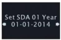 Soundmaster UR2195 - Réglage du SDA (Compteur de jours) - 4