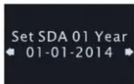Soundmaster UR2195 - Impostare il calendario - 7