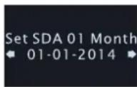 Soundmaster UR2195 - Impostare il calendario - 6