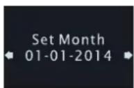 Soundmaster UR2195 - Kalender einstellen - 2