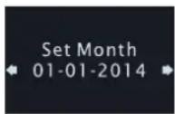 Soundmaster UR2195 - Réglage du calendrier - 2