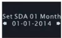Soundmaster UR2195 - Réglage du SDA (Compteur de jours) - 3