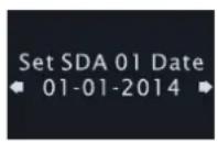 Soundmaster UR2195 - Réglage du SDA (Compteur de jours) - 2