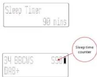 Soundmaster DAB750 - SLEEP Funktion - 1