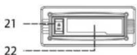 Soundmaster MCD1820 - POSIZIONE DEI COMANDI - 2
