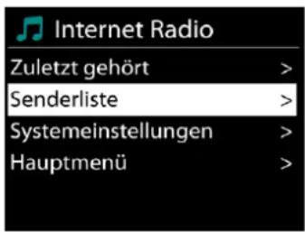 Soundmaster ICD2060 - Zuletzt angehörte Sender - 1