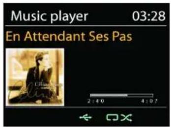 Music player 03:28 En Attendant Ses Pas 2:4.0 4:0.7