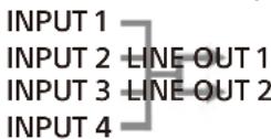 SONY XM4ES - interruptor LINE OUT MODE - 3