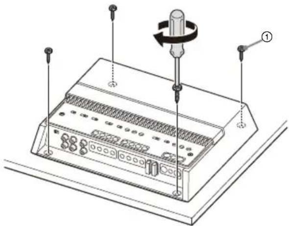 SONY XM4ES - Mounting the amplifier - 1