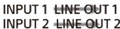 SONY XM4ES - interruptor LINE OUT MODE - 1