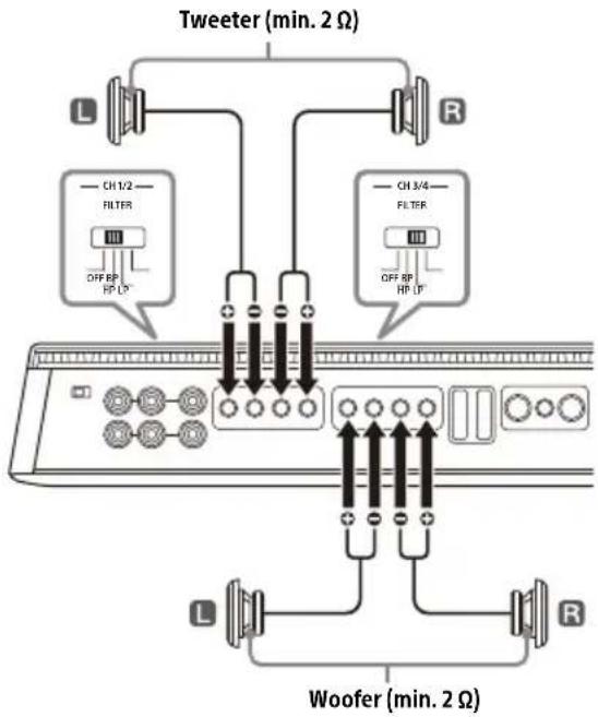 SONY XM4ES - 2-wegssystem - 1