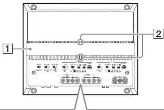 SONY XM4ES - Kontrollpanel (övre panel) - 1