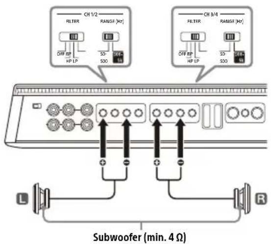 SONY XM4ES - 2-subwoofer system (bridged connection) - 1