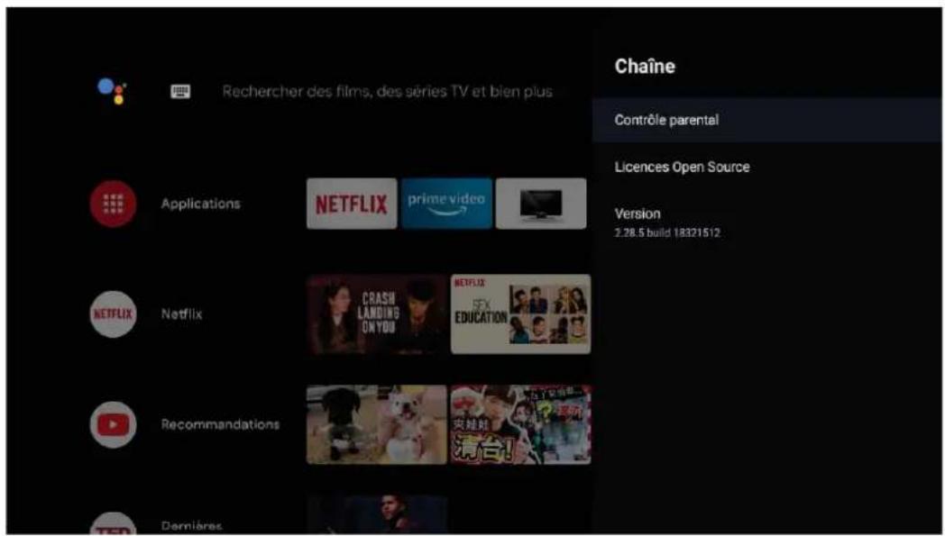 Rechercher des films, des séries TV et bien plus Applications NETFLIX prime video NetFLIX CRASH LANDING ON YOU NETFLIX SEX EDUCATION Recommendations 清台! Dernières Chaîne Contrôle parental Licences Open Source Version 2.28.5 build 18321512