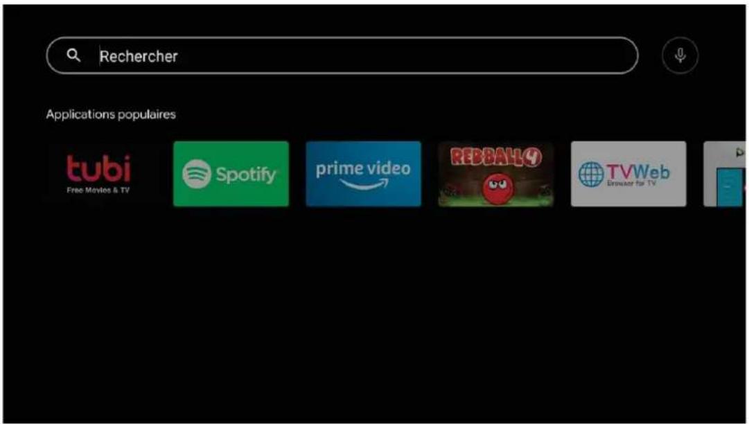 Rechercher Applications populaires tubi Free Movies & TV Spotify prime video REDBALL TVWeb Browser for TV