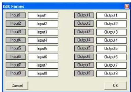 Monacor DRM880WP - Ein- und Ausgabe umbenennen - 1