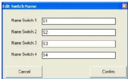 Monacor DRM880WP - Cambiare nome alle uscite di commutazione - 1