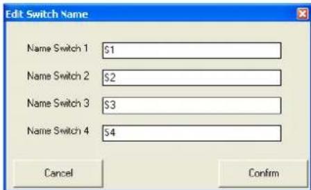 Monacor DRM880WP - Schaltausgabe umbenennen - 1