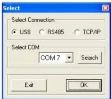 Monacor DRM880WP - Changing the interface - 1