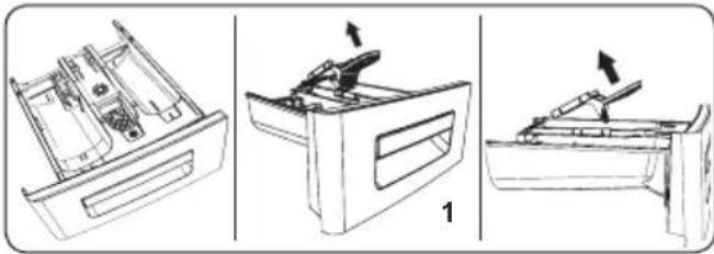 SHARP ESHFA6123WDFR - Tiroir à produits lessiviels - 2