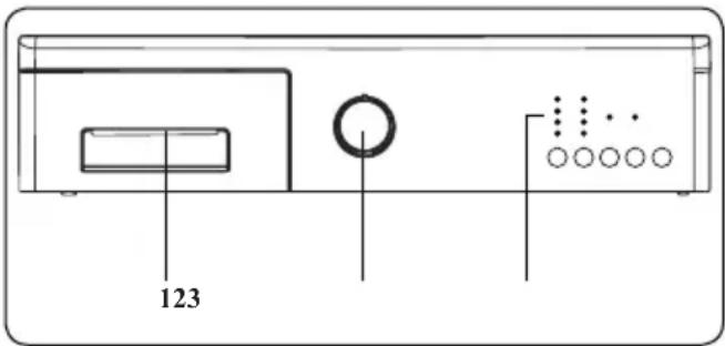 SHARP ESHFA6123WDFR - Présentation du bandeau de commandes - 1