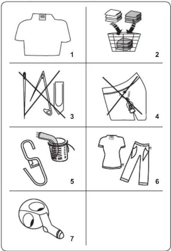 SHARP ESHFA6123WDFR - Préparation du linge - 1