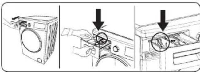 SHARP ESHFA6123WDFR - Tiroir à produits lessiviels - 1