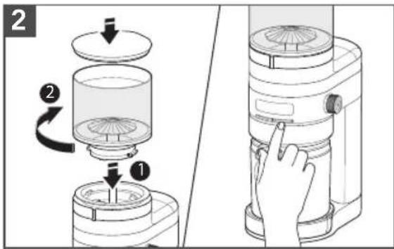 KITCHENAID KCG8433 - MICROAJUSTE DE LAS REBABAS CÓNICAS - 2