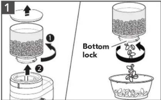 1 2 Bottom lock