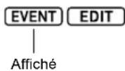 CASIO CTX5000 - Pour éditer un événement - 1