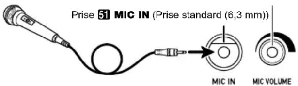 CASIO CTX5000 - CT-X5000 : Restitution du son d'un microphone - 1