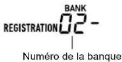 CASIO CTX5000 - Utilisez 24 BANK pour sélectionner la banque contenant la configuration que vous voulez rappeler. - 1