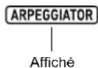 CASIO CTX5000 - Appuyez sur 34 AUTO HARMONIZE/ARPEGGIATOR et vérifiez que le témoin [ARPEGGIATOR] est affiché. - 1