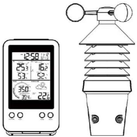 TECHNOLINE WS 9008 - Weather station with 3-in-1 professional sensor WS9008 - user manual - 1