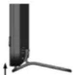 TECHNOLINE WS 9008 - Installazione del supporto da tavolo - 1