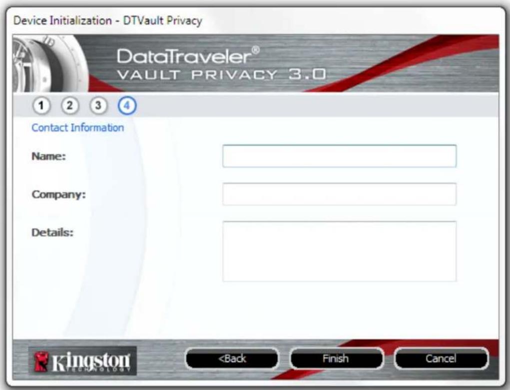 KINGSTON DataTraveler Vault Privacy 3.0 - Device Initialization (Windows Environment) - 4
