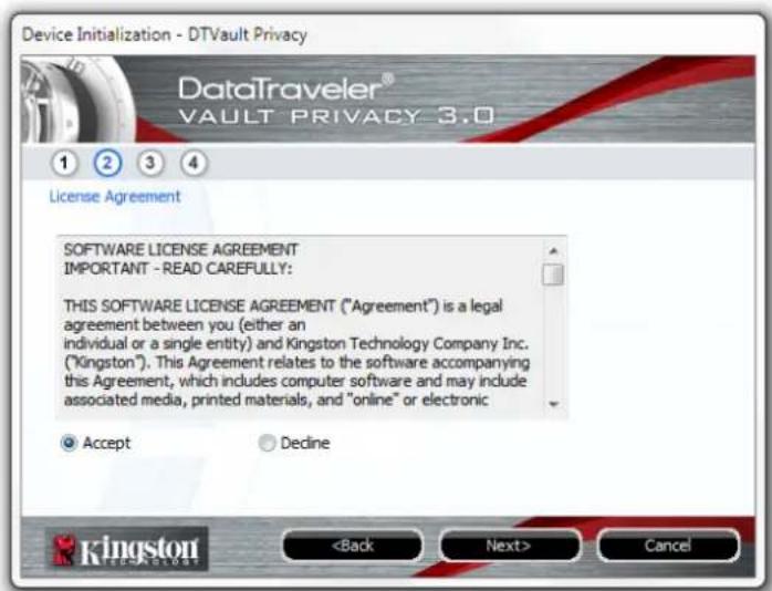KINGSTON DataTraveler Vault Privacy 3.0 - Device Initialization (Windows Environment) - 2