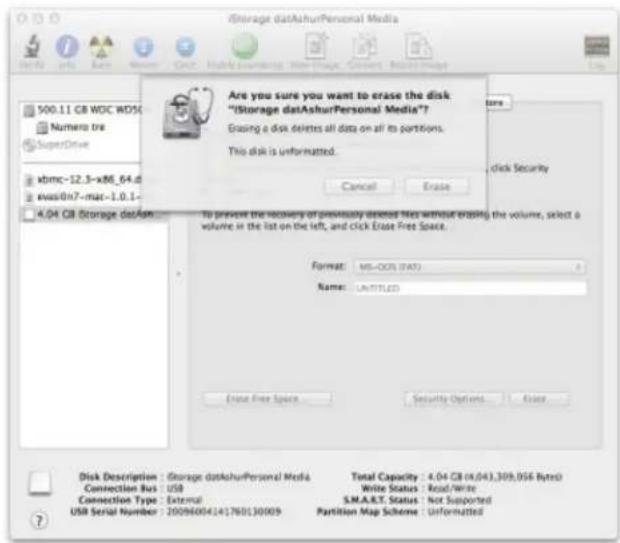 KINGSTON DataTraveler 2000 - Cách cấu hình DT2000 với hệ điều hành Mac - 3