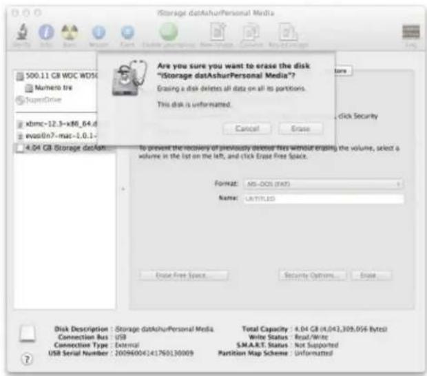 KINGSTON DataTraveler 2000 - Configuración de la DT2000 en sistemas operativos Mac - 3