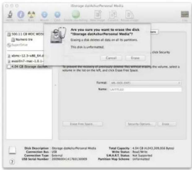 KINGSTON DataTraveler 2000 - DT2000'nin MAC İşletim Sisteminde yapılandırılması - 3