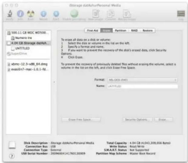 KINGSTON DataTraveler 2000 - Configuration de la clé DT2000 avec un système Mac - 4