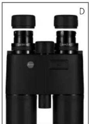 LEICA Geovid 15x56 R - EINSTELLEN DER AUGENMUSCHELN/ VERWENDUNG MIT UND OHNE BRILLE - 2