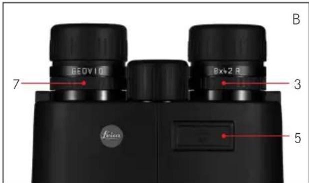 LEICA Geovid 15x56 R - EINSTELLEN DER SCHÄRFE/ DIOPTRIENAUSGLEICH - 1