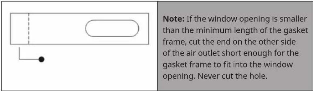 Klarstein Kraftwerk Eco Smart 11 - Fixing the sealing frame for sliding windows - 2